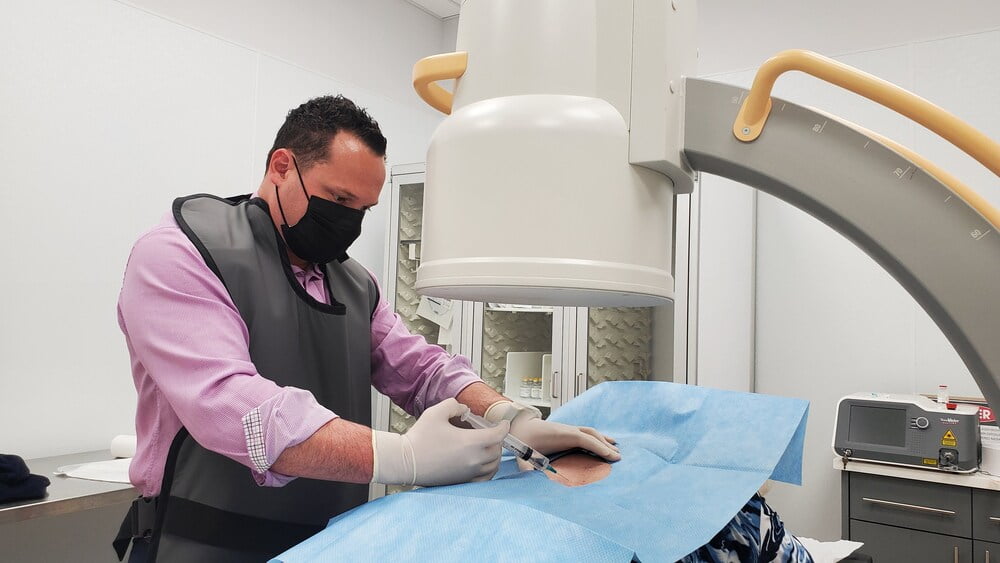 Endovascular Procedure in Progress